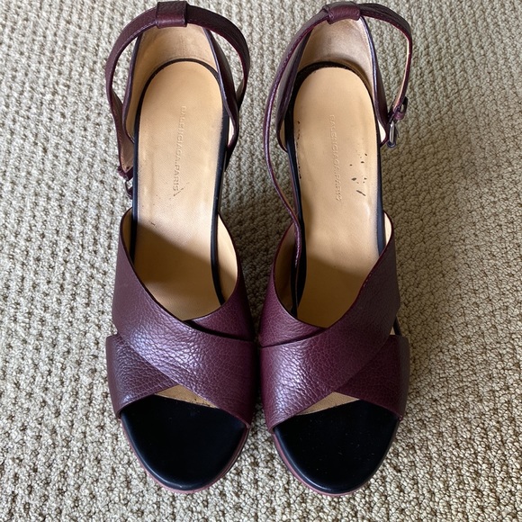 Balenciaga Lambskin Wedge Sandals 40.5 - Picture 5 of 5